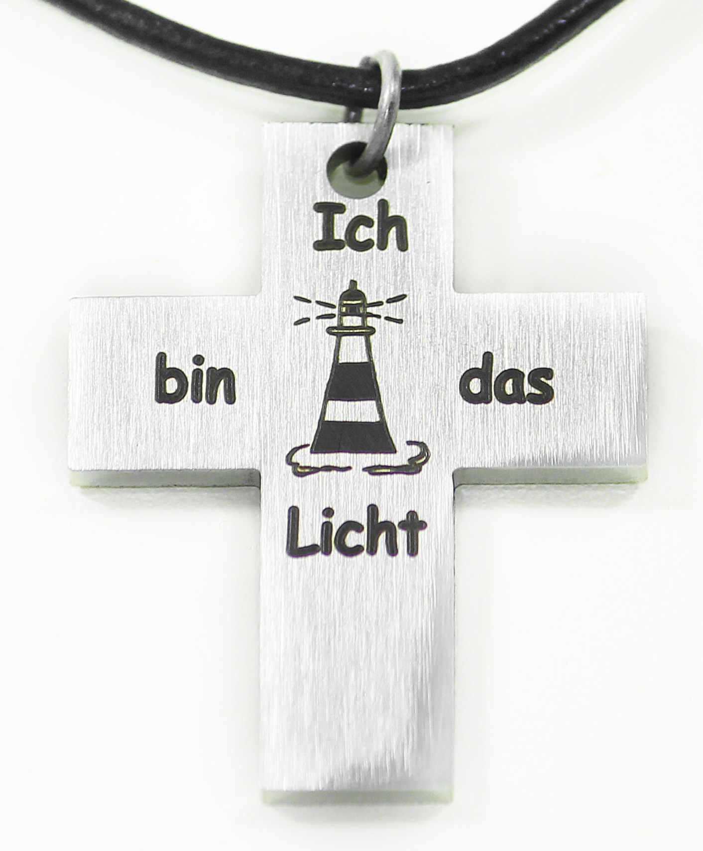 Halskette -  Kreuz & Leuchtturm