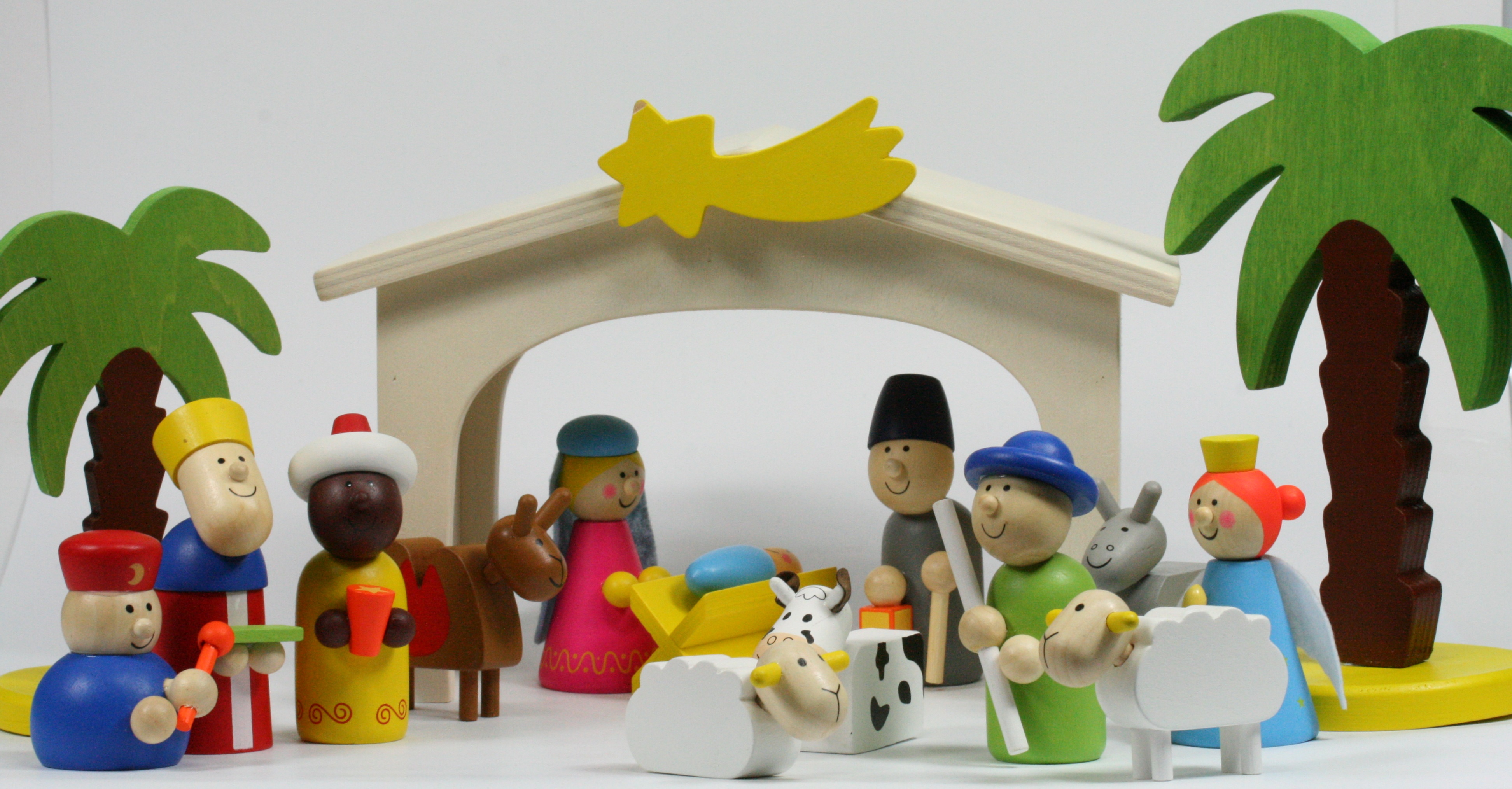 Kinderkrippe - 16-teilg & Stall Kinderkrippe - 16-teilg & Stall
