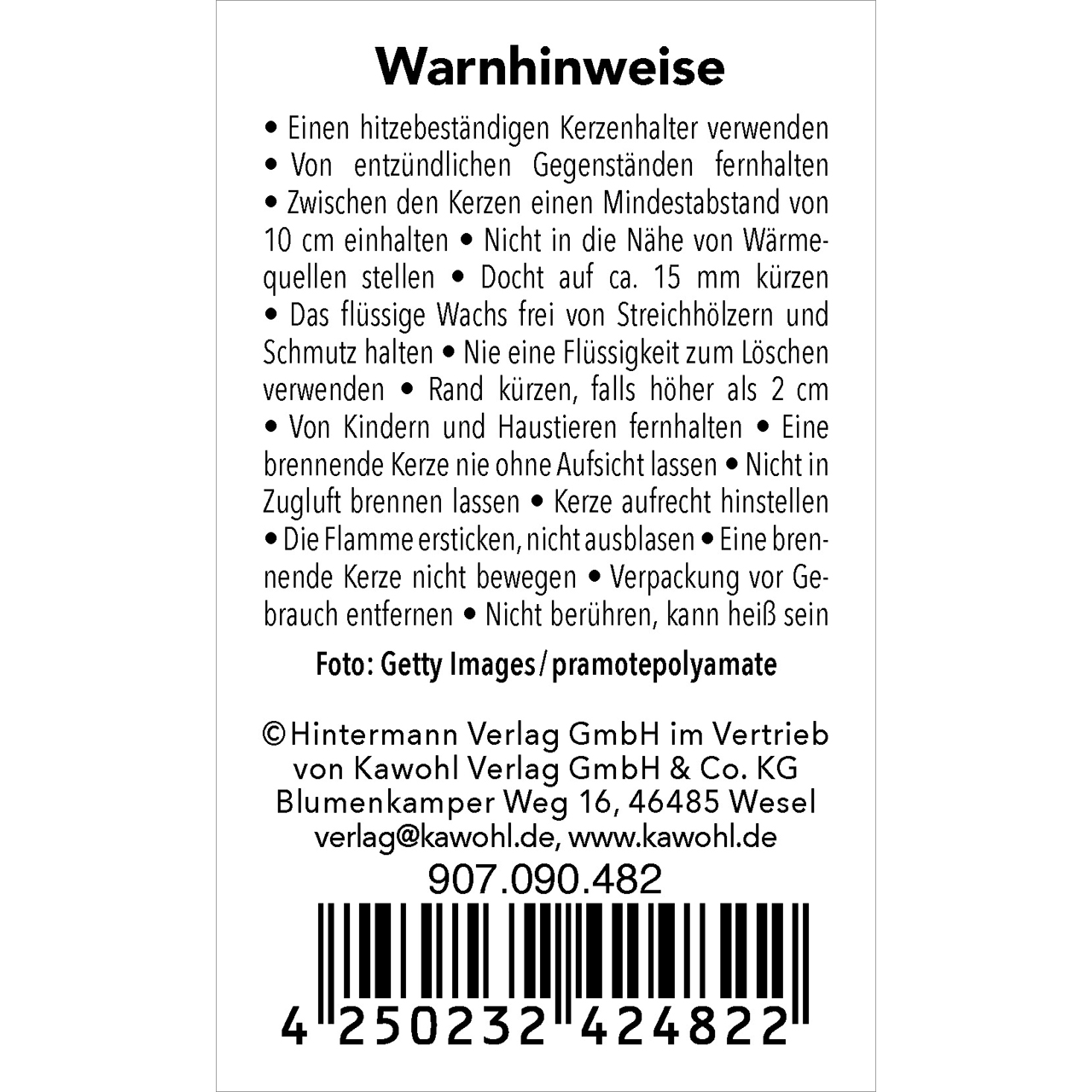 Tischkerze – Jahreslosung 2027