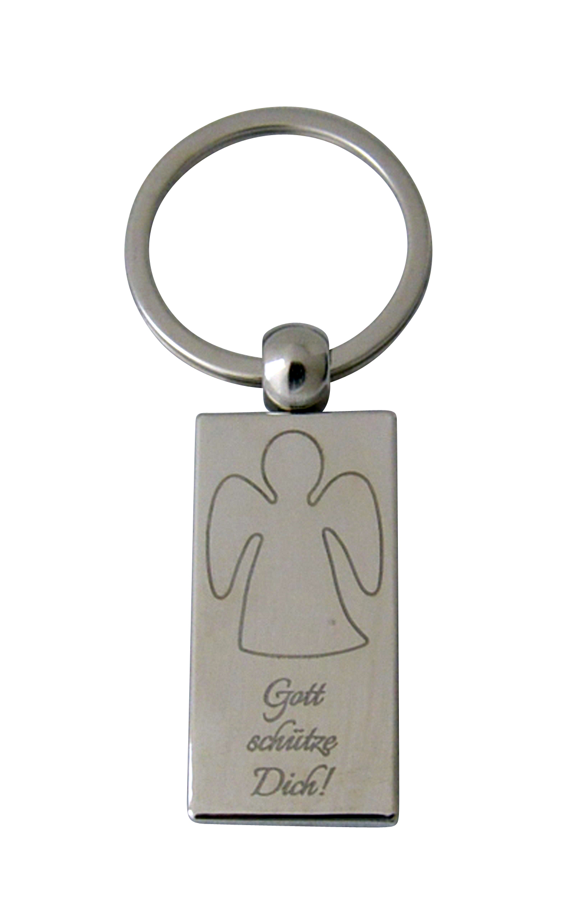 Schlüsselanhänger - Engel und Gott schütze dich