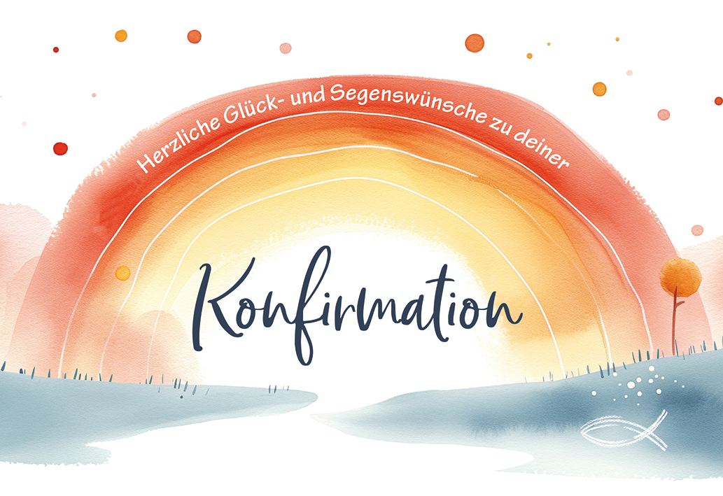 Konfirmationskarte - Segenswünsche Konfirmationskarte - Segenswünsche