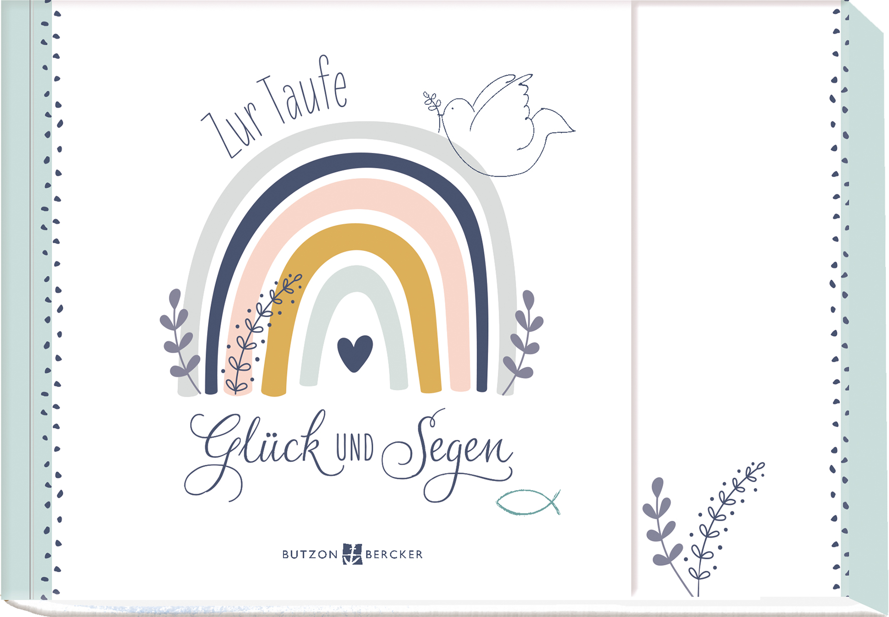 Geschenkbuch zur Taufe - Glück und Segen Geschenkbuch zur Taufe - Glück und Segen