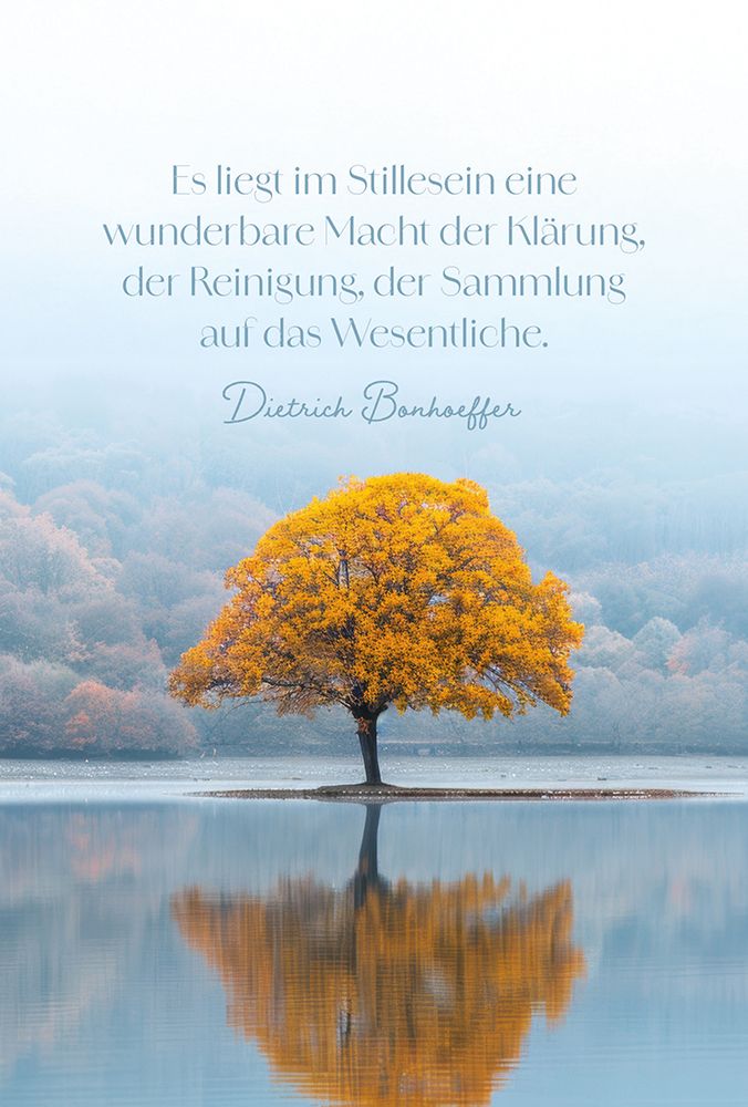 Aufstellbuch - Behütet und getröstet & Dietrich Bonhoeffer