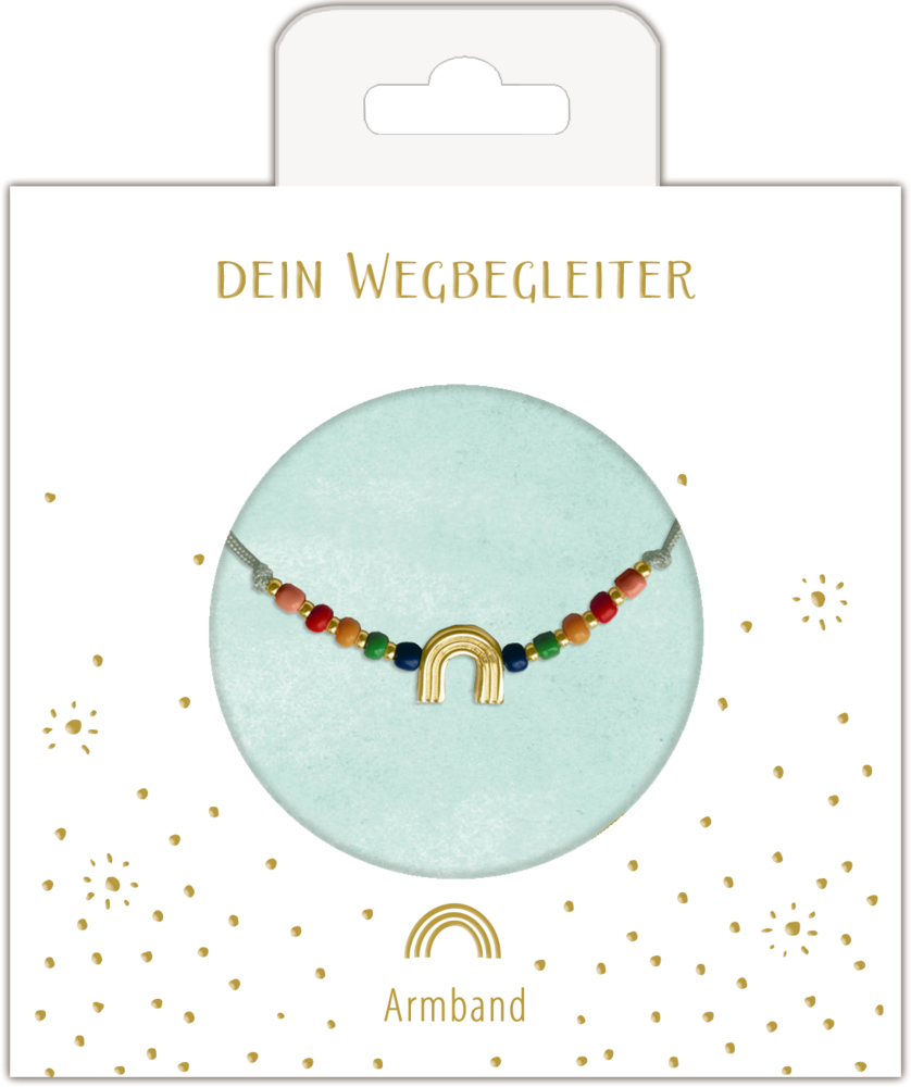 Armband - Regenbogen & Bunte Perlen