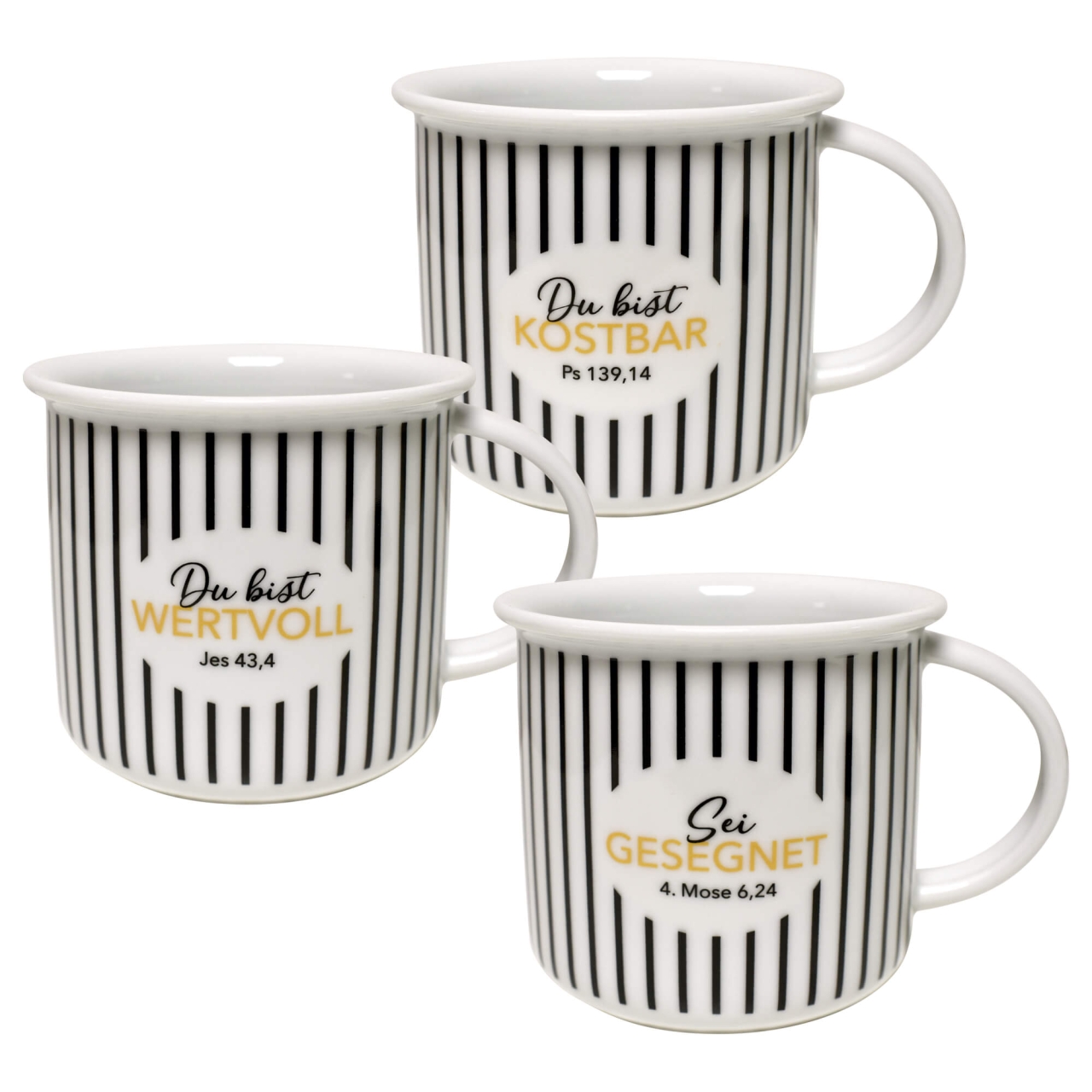 Porzellantasse - Du bist Kostbar
