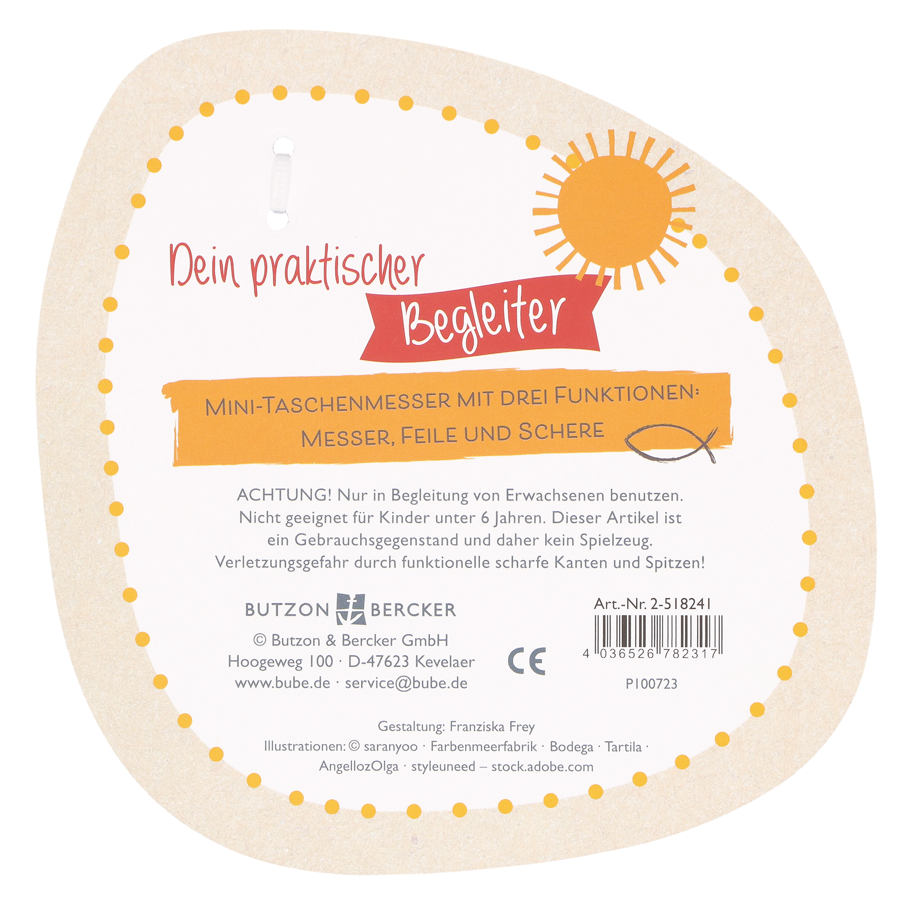 Mini-Taschenmesser - Mit Jesus die Natur entdecken