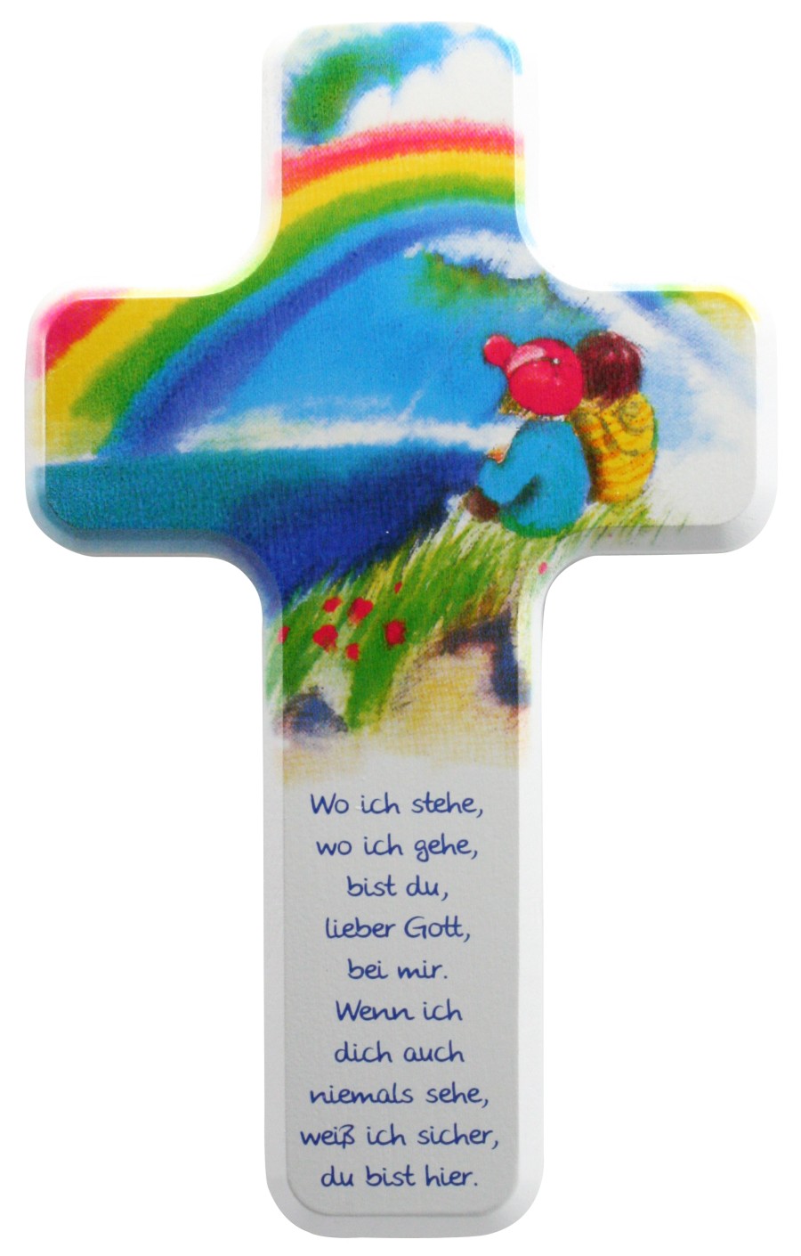 Kinderkreuz - Wo ich gehe & Regenbogen