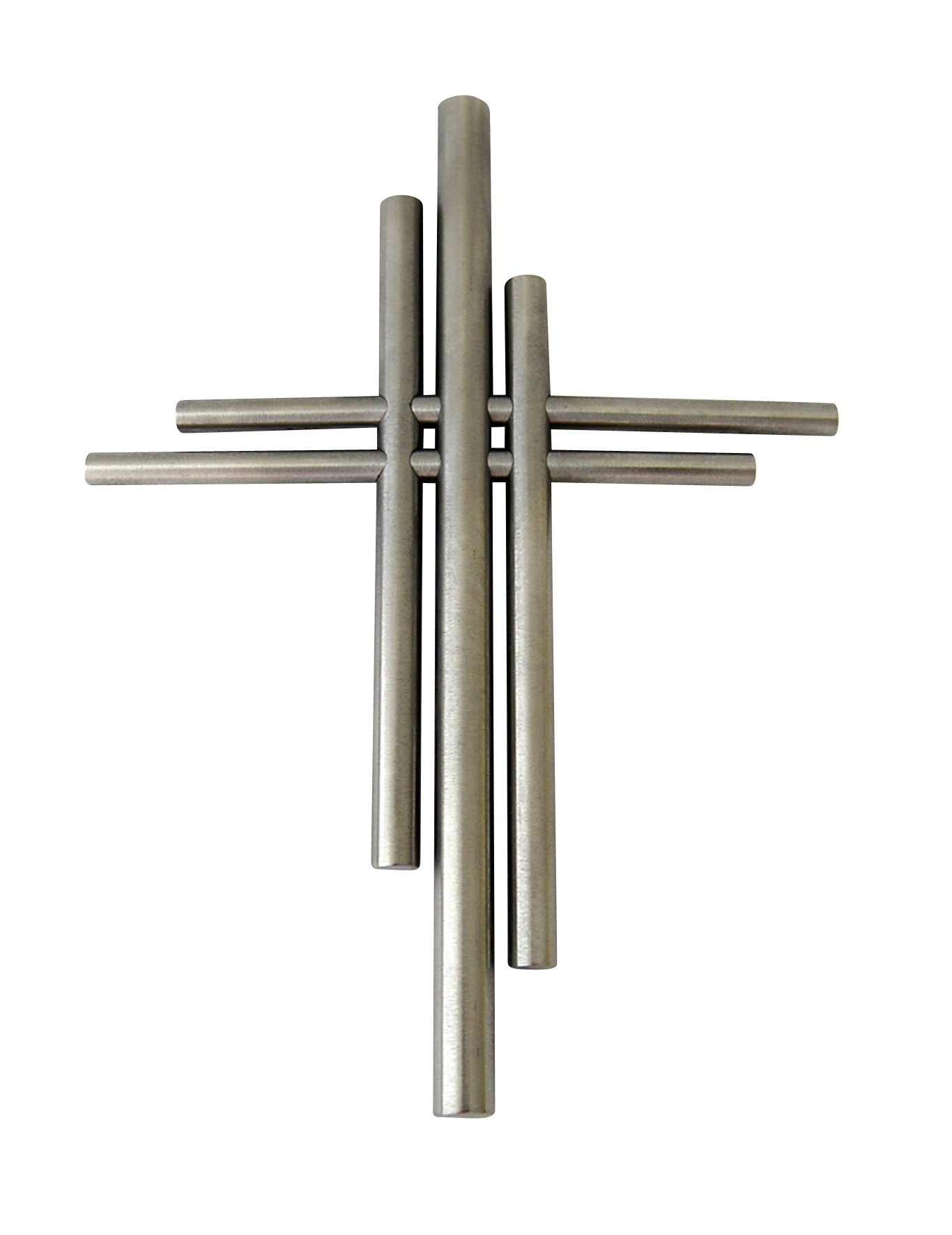 Edelstahlkreuz - Doppeltes Kreuz & Modern Edelstahlkreuz - Doppeltes Kreuz & Modern