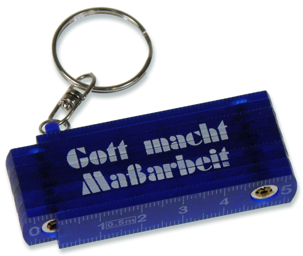 Anhänger - Mini-Zollstock & Gott macht Maßarbeit