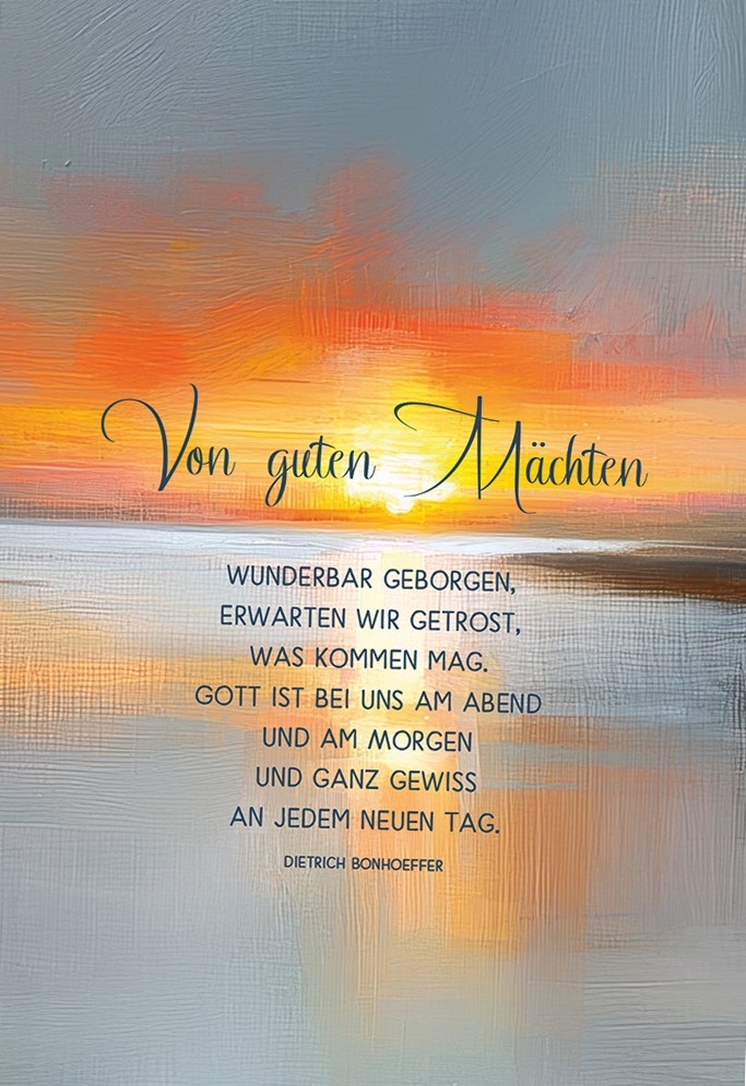 Trauerkarte - Von guten Mächten