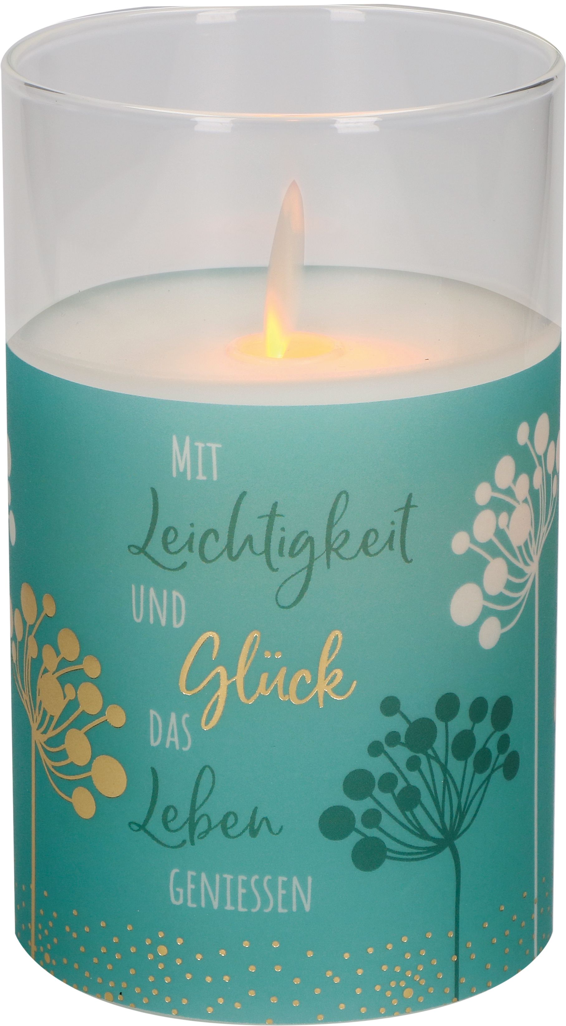 Windlicht - Leichtigkeit und Glück & LED