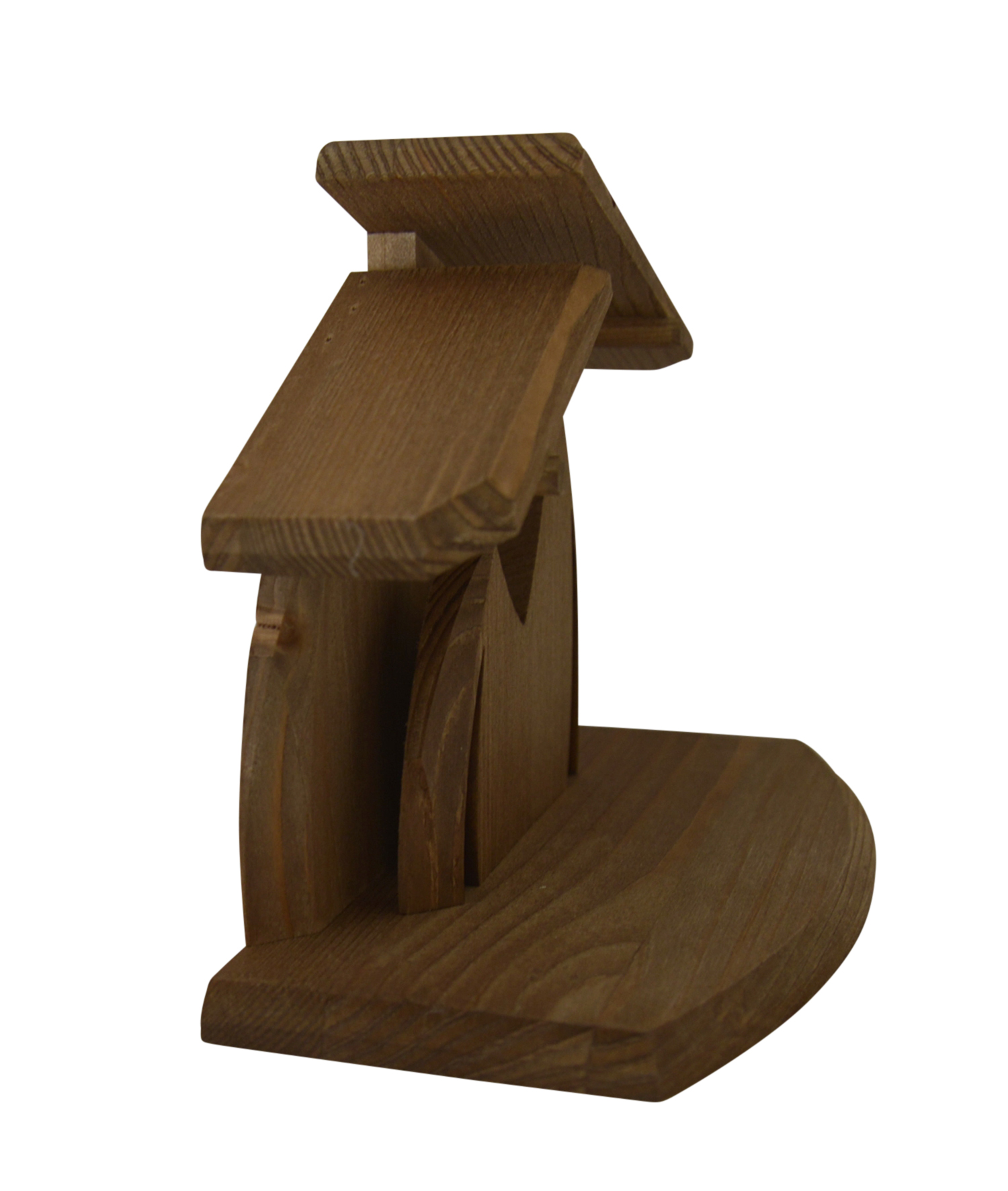 Krippenstall - Ahorn & gebeizt Krippenstall - Ahorn & gebeizt