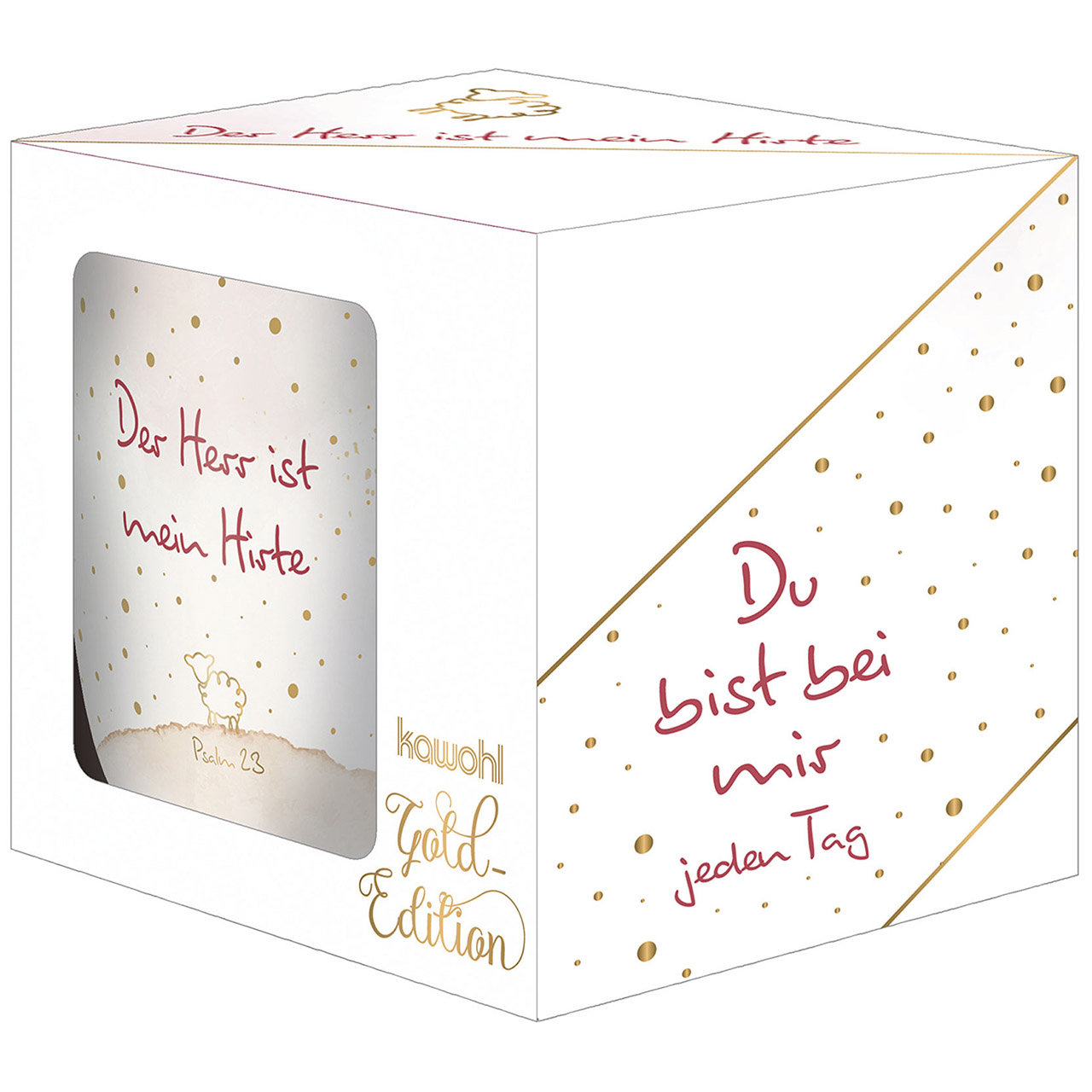 Gold-Tasse - Der Herr ist mein Hirte Gold-Tasse - Der Herr ist mein Hirte