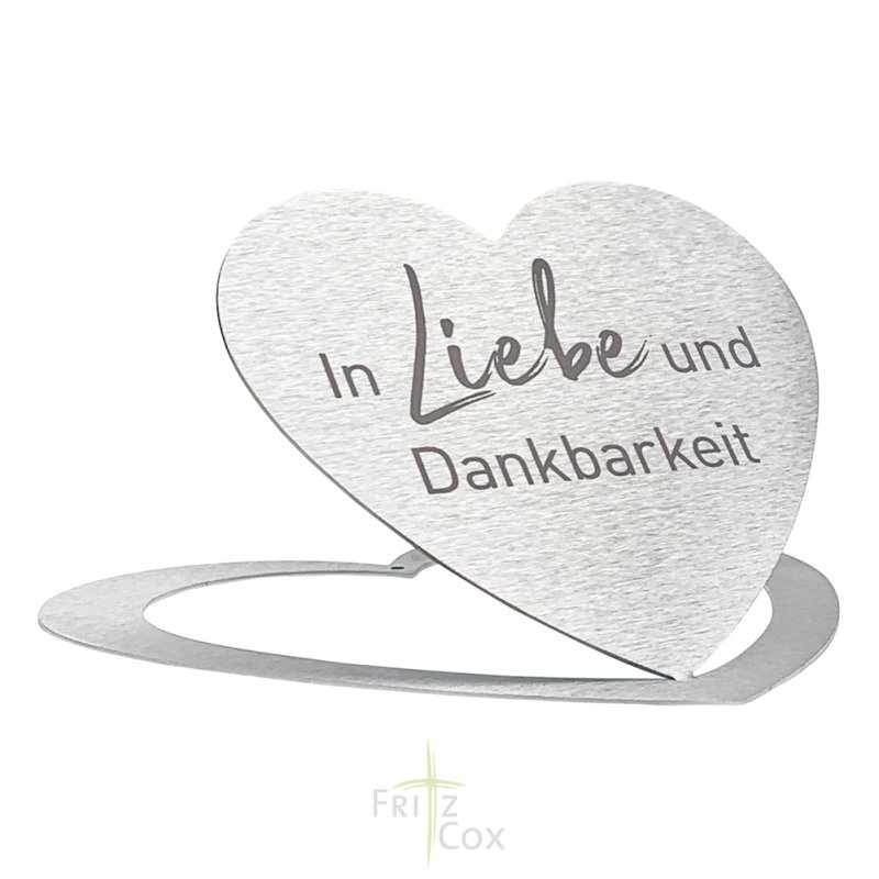 Grabherz - In Liebe und Dankbarkeit