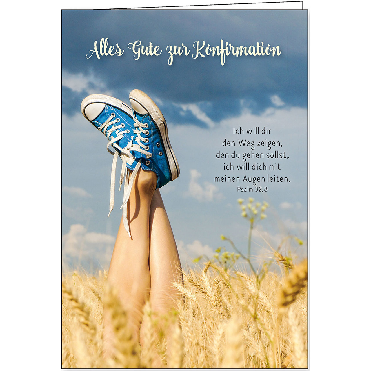 Karte zur Konfirmation - Ich will dir den Weg zeigen... Karte zur Konfirmation - Ich will dir den Weg zeigen...