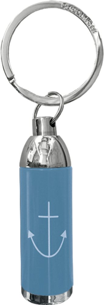 Kommunionkarte - Regenbogen & blaue Taschenlampe