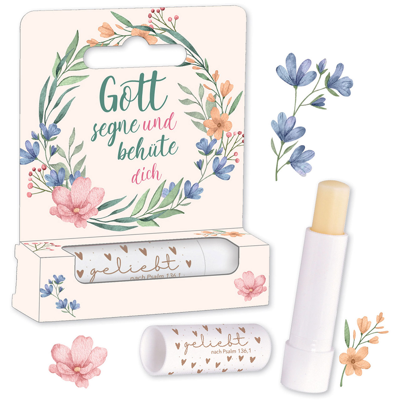 Lippen-Pflegestift - Gott segne und behüte dich Lippen-Pflegestift - Gott segne und behüte dich