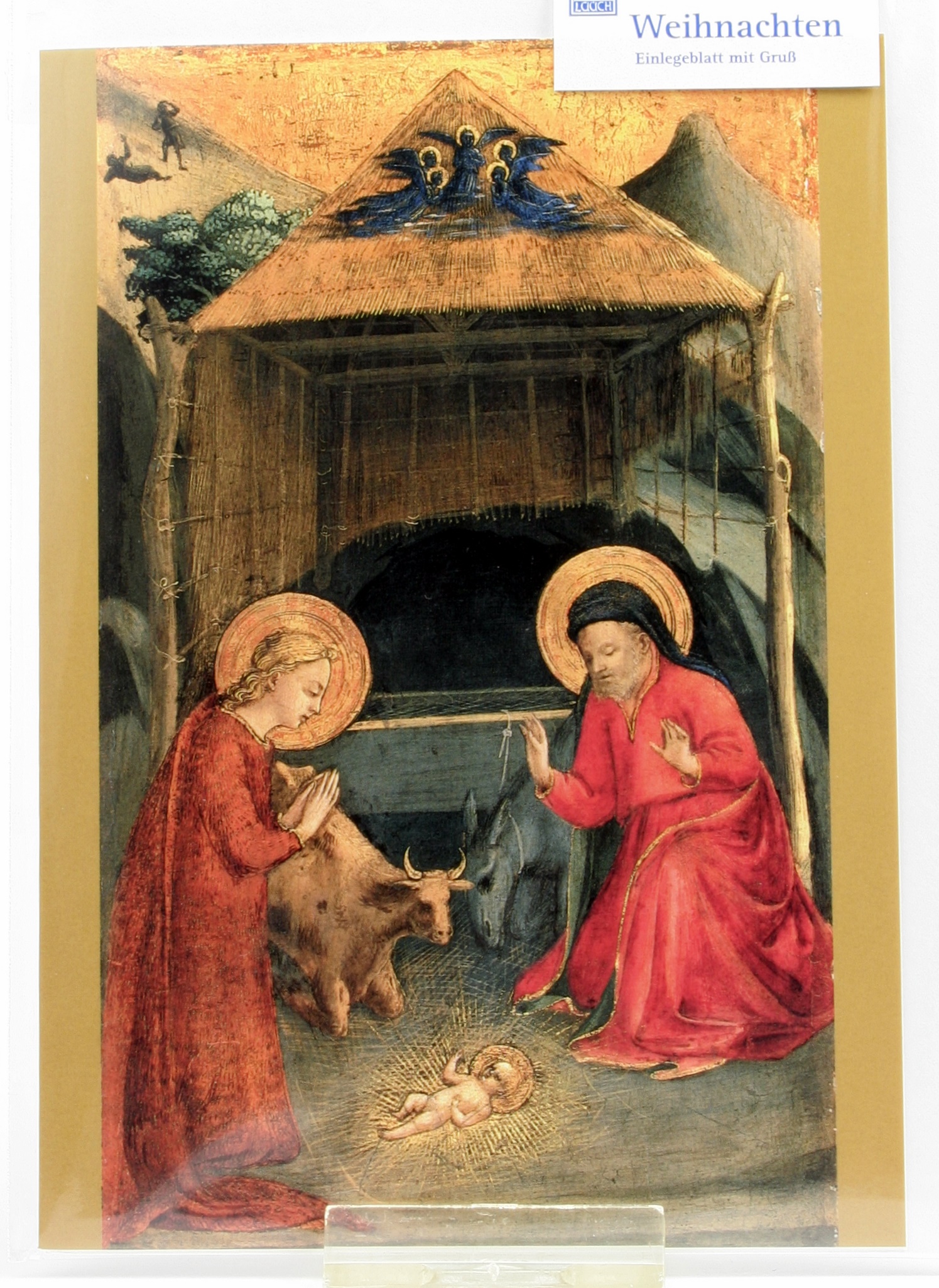 Weihnachtskarte - Geburt Christi v. Fra Angelico