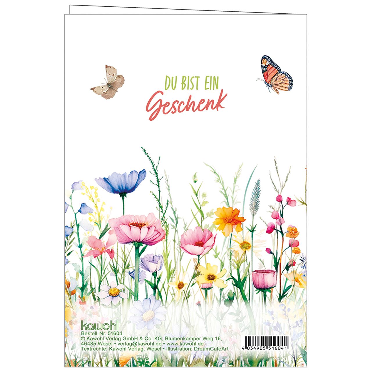 Karte zum Geburtstag – Du bist ein Geschenk