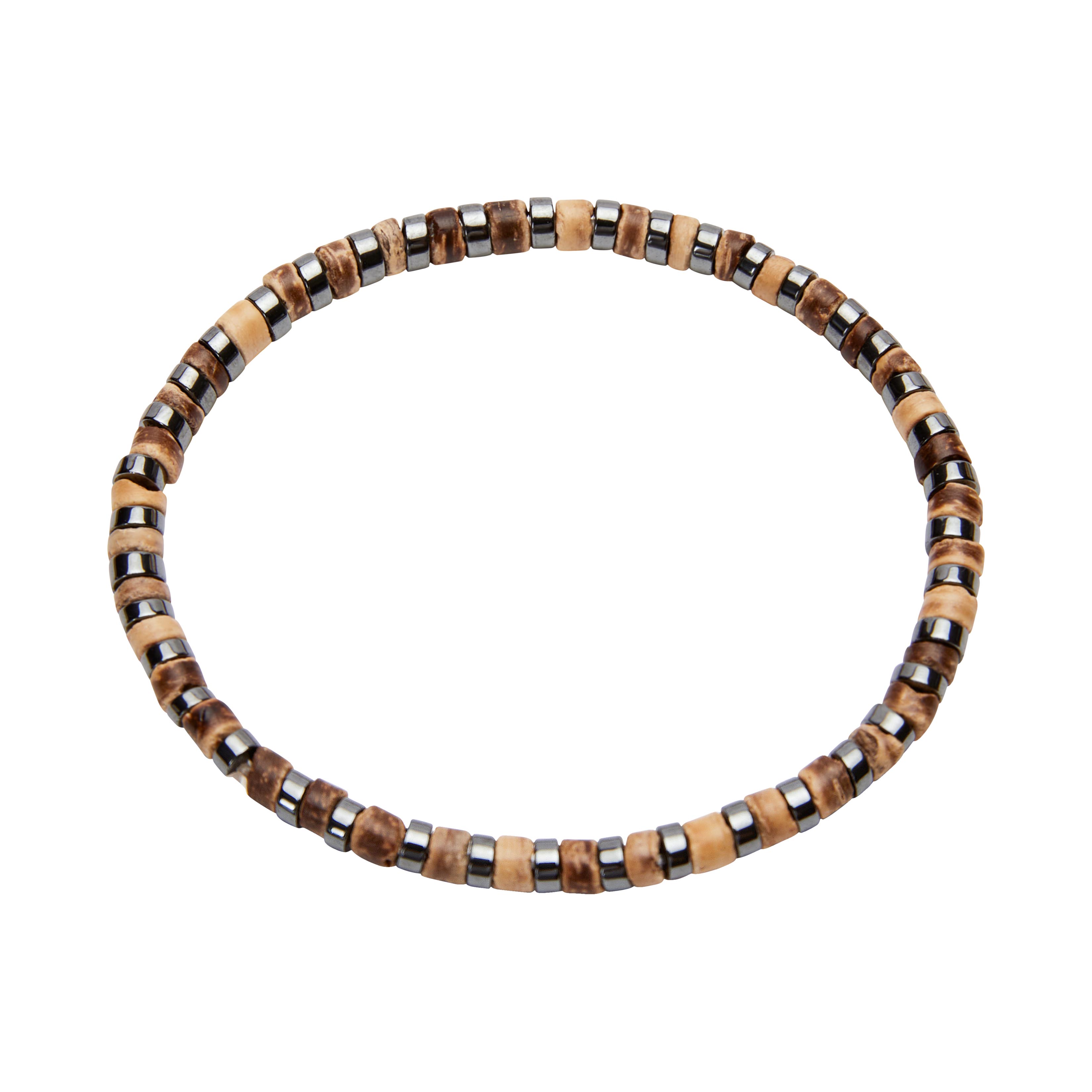 Armband - Hämatit & Holz Armband - Hämatit & Holz