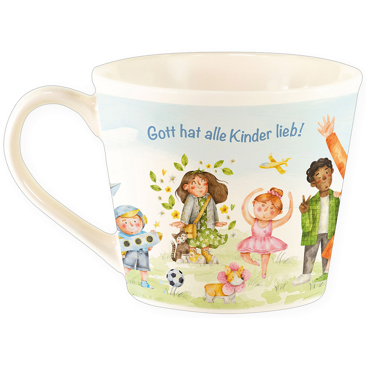 Kindertasse - Gott hat alle Kinder lieb Kindertasse - Gott hat alle Kinder lieb
