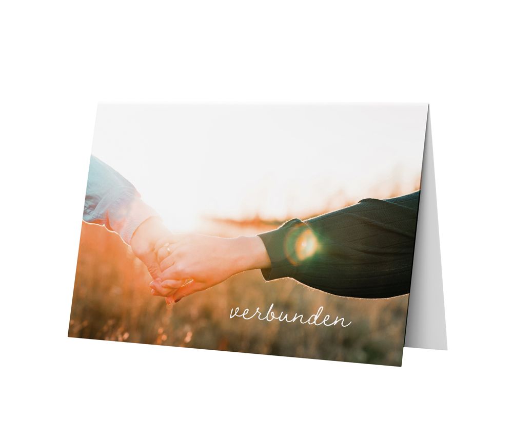 Karte zur Hochzeit - Verbunden