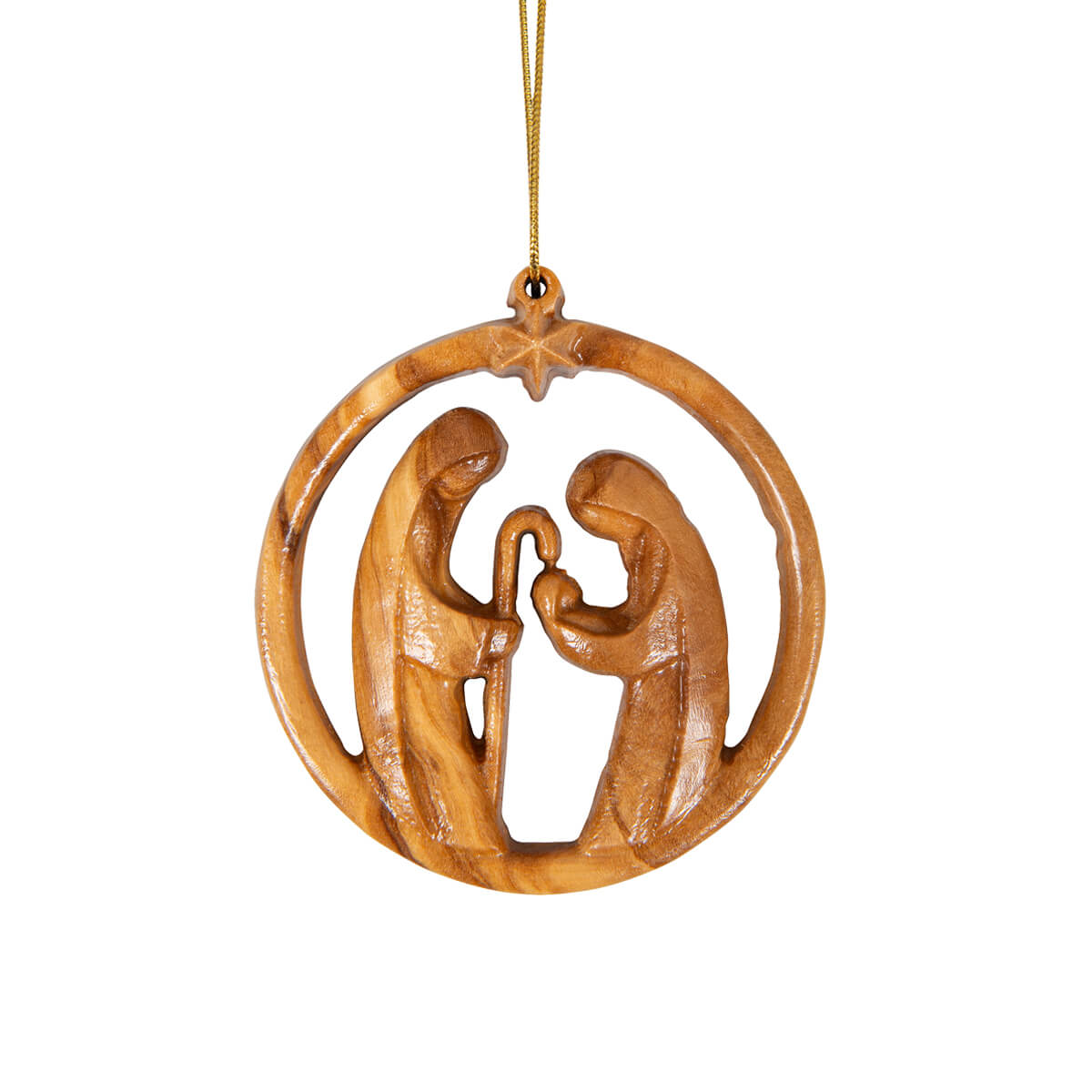 Baumschmuck – Krippe & Olivenholz