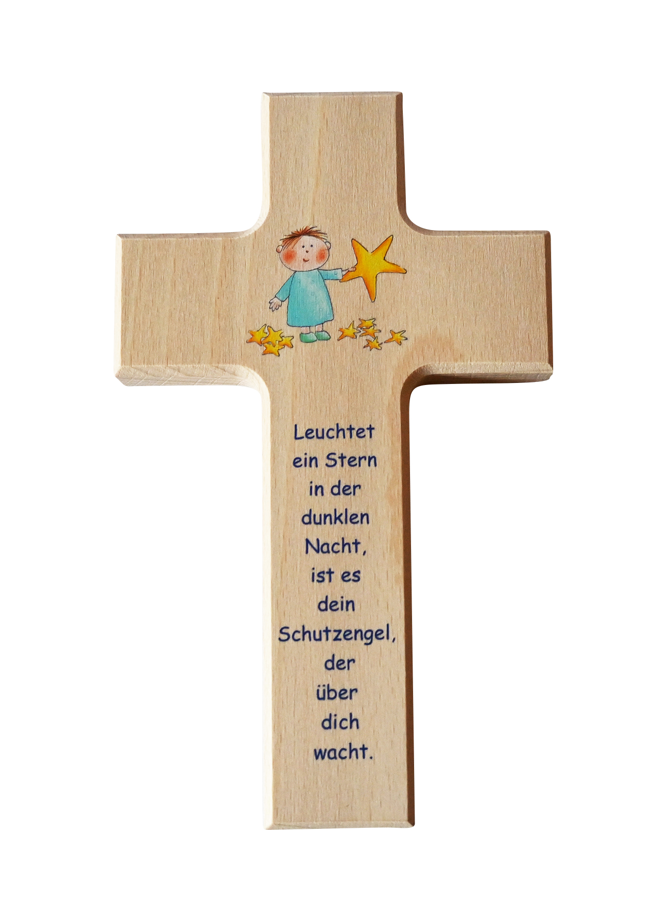 Kinderkreuz - Kind mit Stern & Bunt