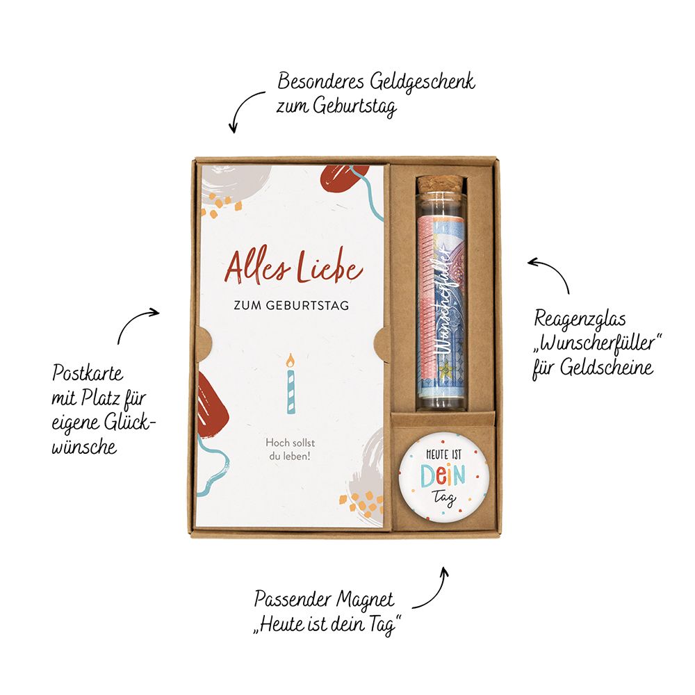 Wunscherfüller-Set - Alles Liebe zum Geburtstag