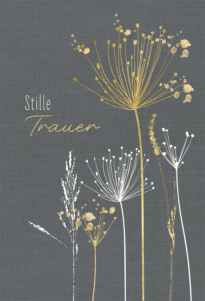 Trauerkarte - Stille Trauer