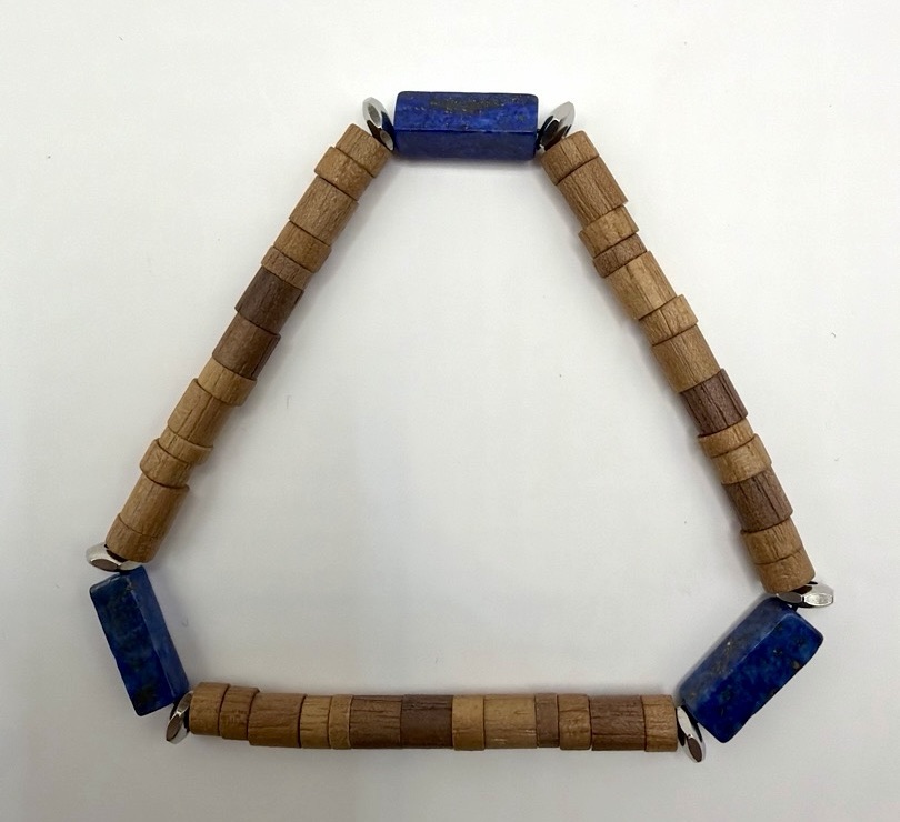 Armband – Holz & Edelstein 