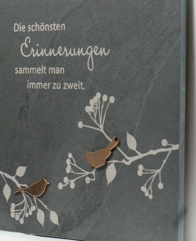 Schiefertafel - Erinnerungen & Bronzevögel