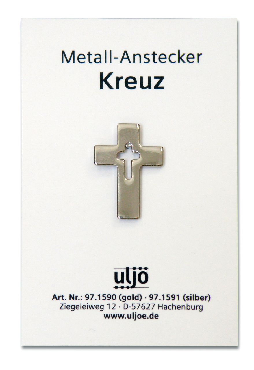 Anstecker - Kreuz im Kreuz