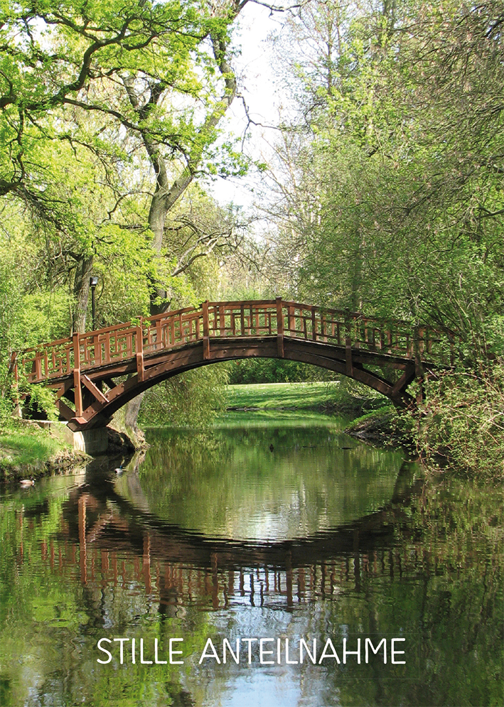 Trauerkarte - Meine Reise & Brücke