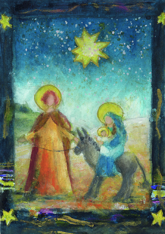 Karte zu Weihnachten – Flucht
