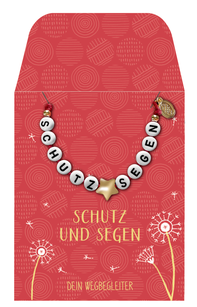 Wortperlen-Armband - Schutz & Segen