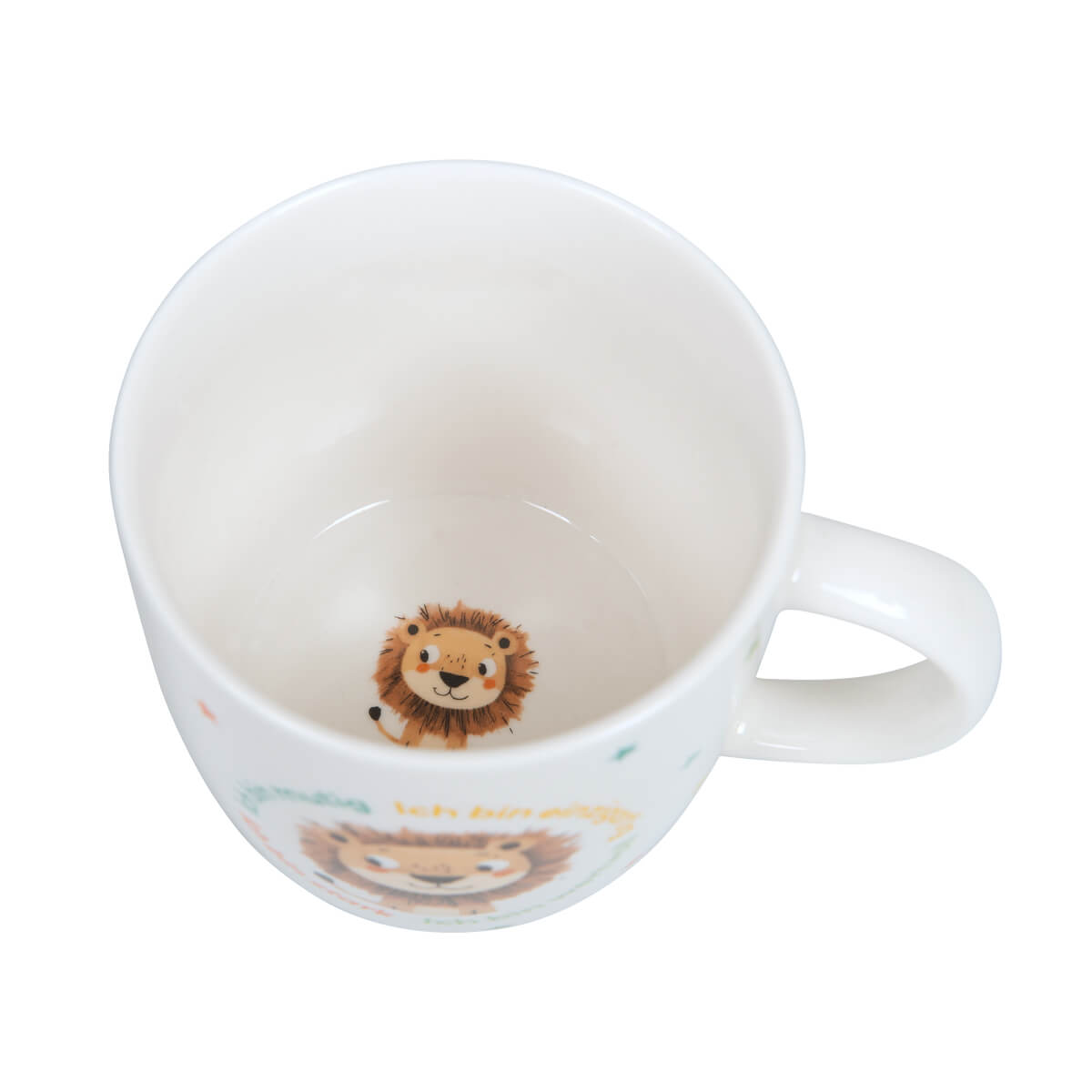 Kindertasse – Ich bin mutig & Löwe