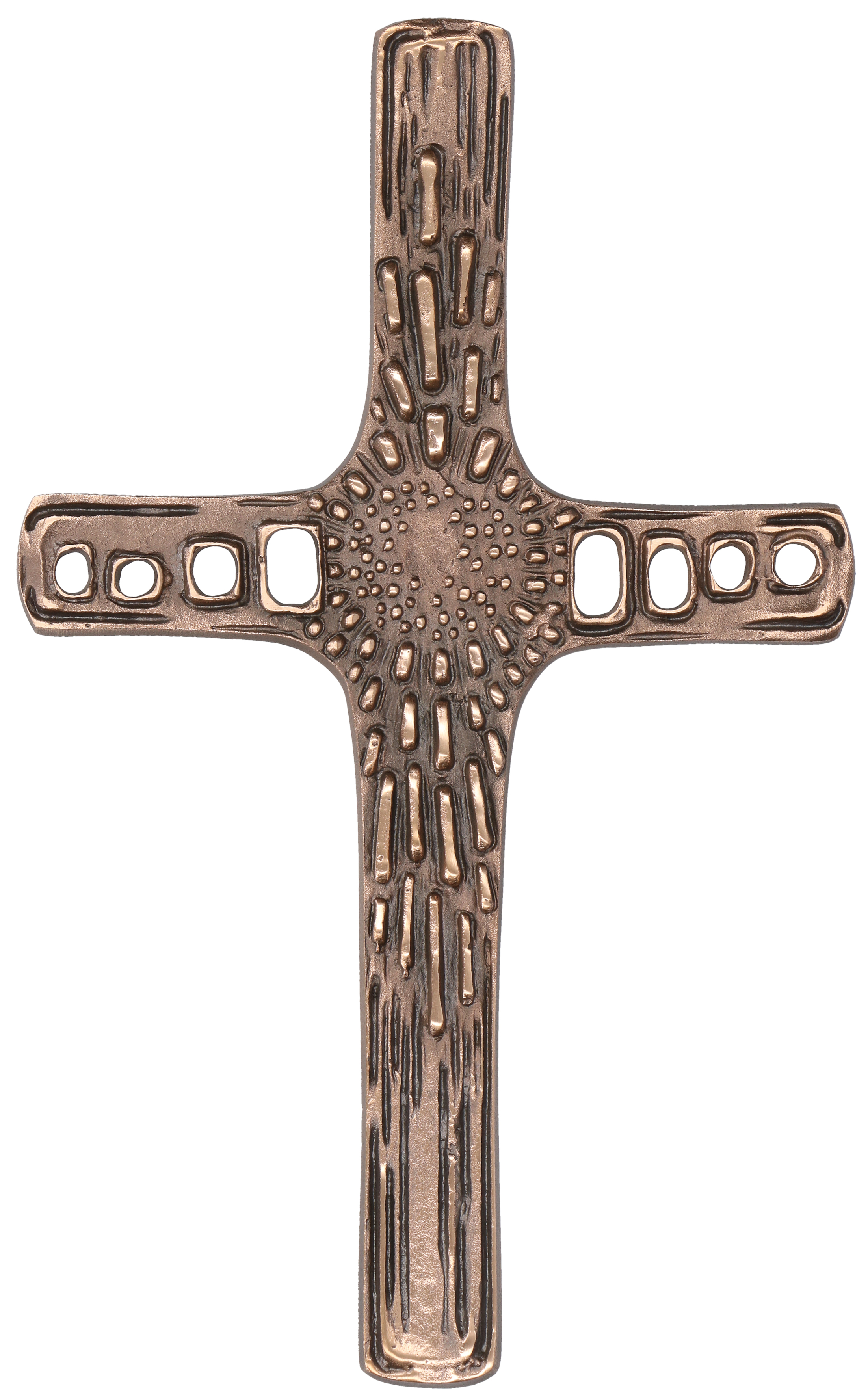 Schmuckkreuz aus Bronze - Durchbrochen