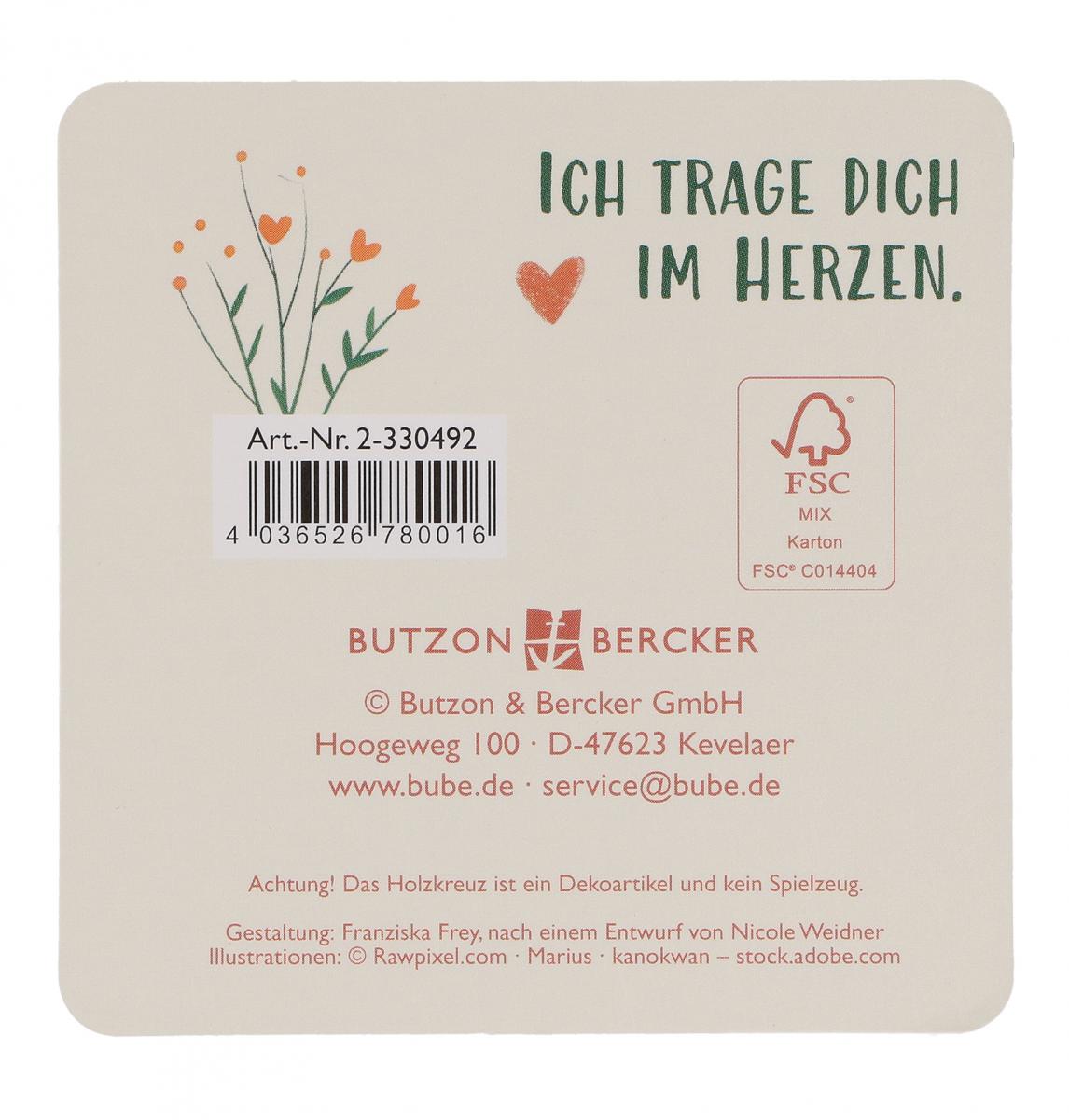 Handschmeichlerkreuz - Für immer in meinem Herzen Handschmeichlerkreuz - Für immer in meinem Herzen