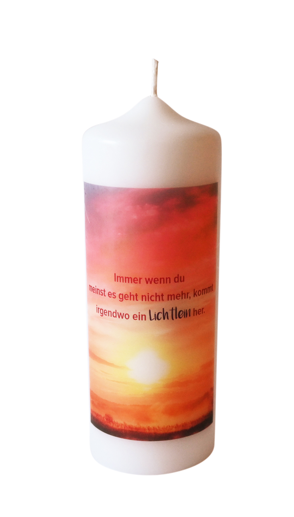 Tischkerze - Immer, wenn du meinst ... Tischkerze - Immer, wenn du meinst ...