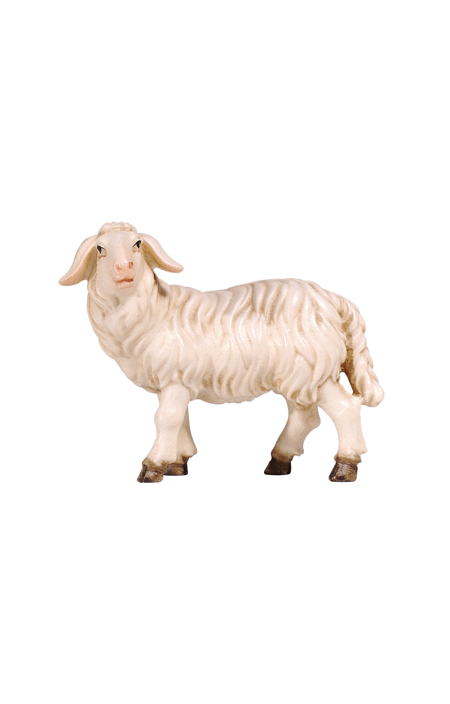 Kostner-Krippe - Schaf stehend linksschauend