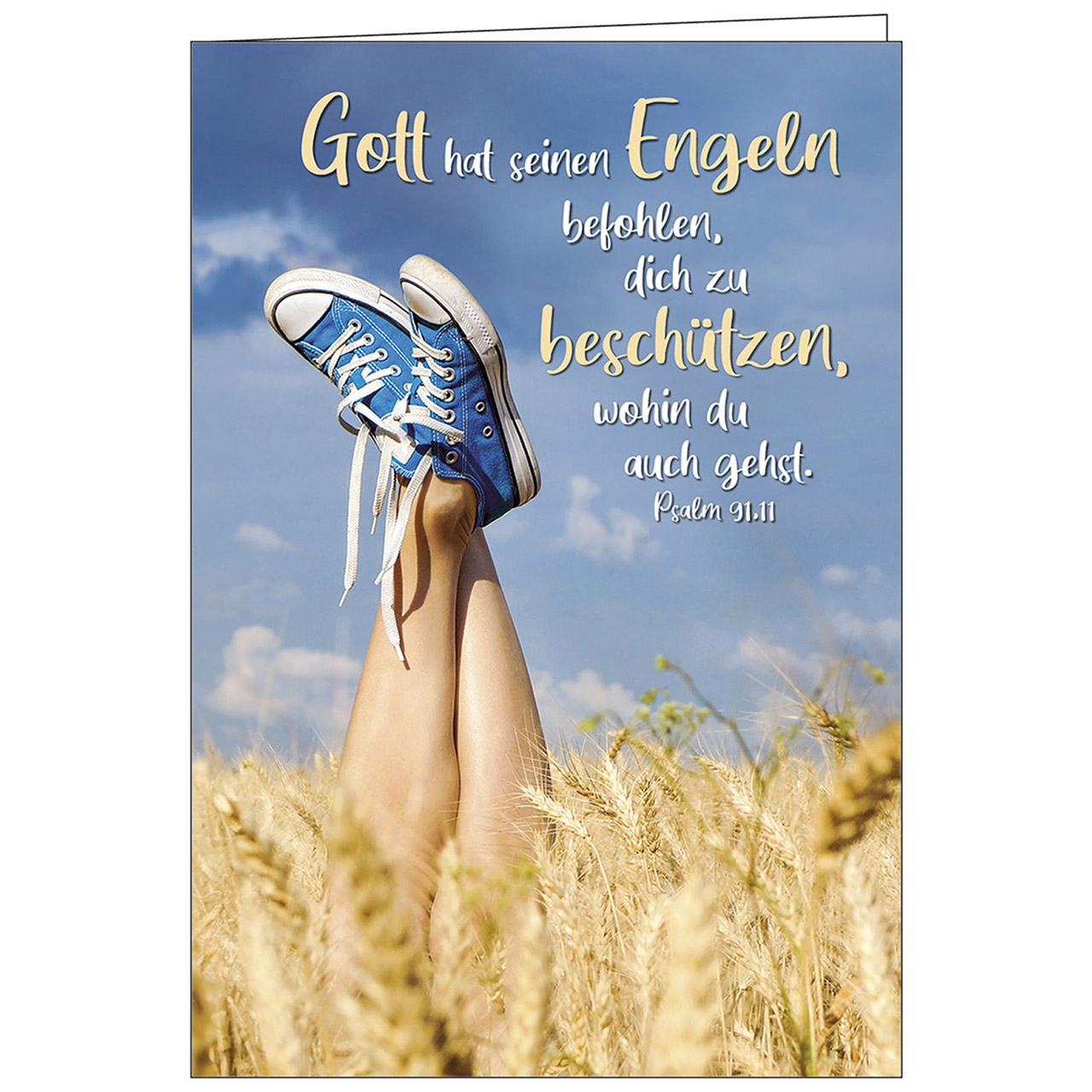 Neutrale Karte - Gott hat seinen Engeln