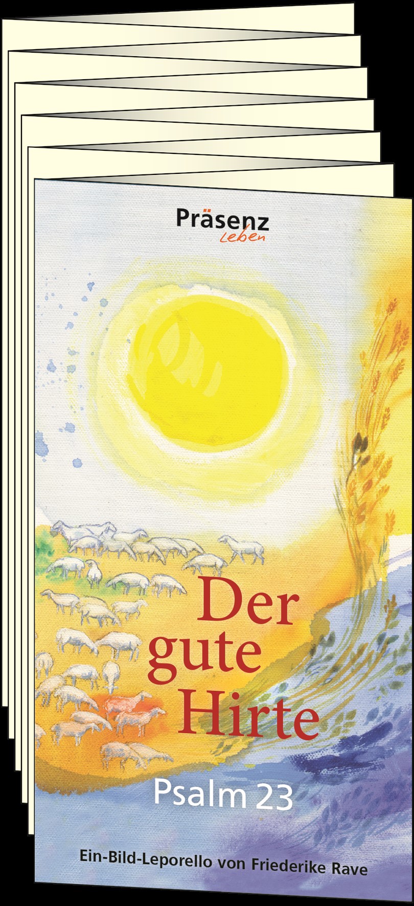 Leporellokarte - Der gute Hirte