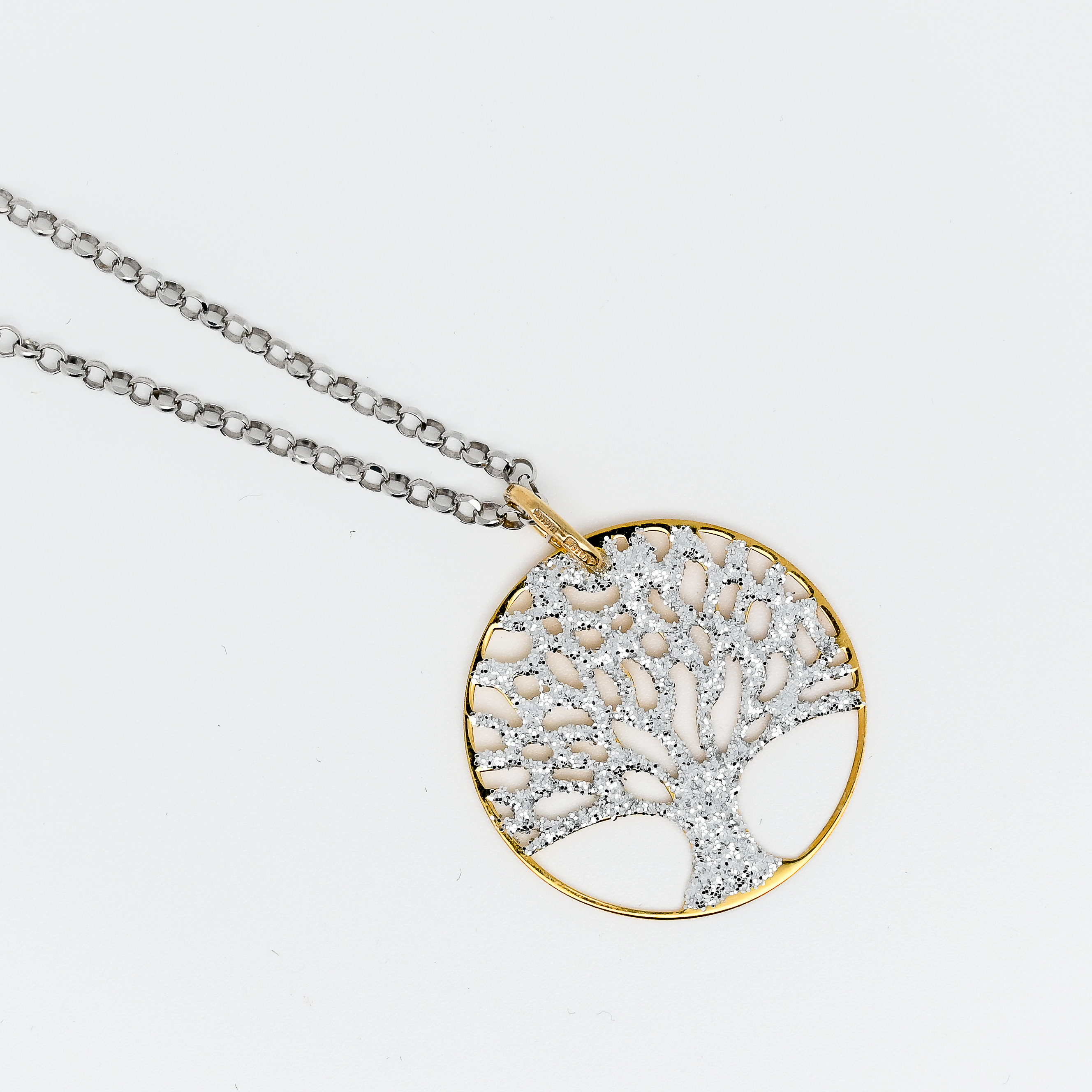 Halskette - Lebensbaum & Vergoldet