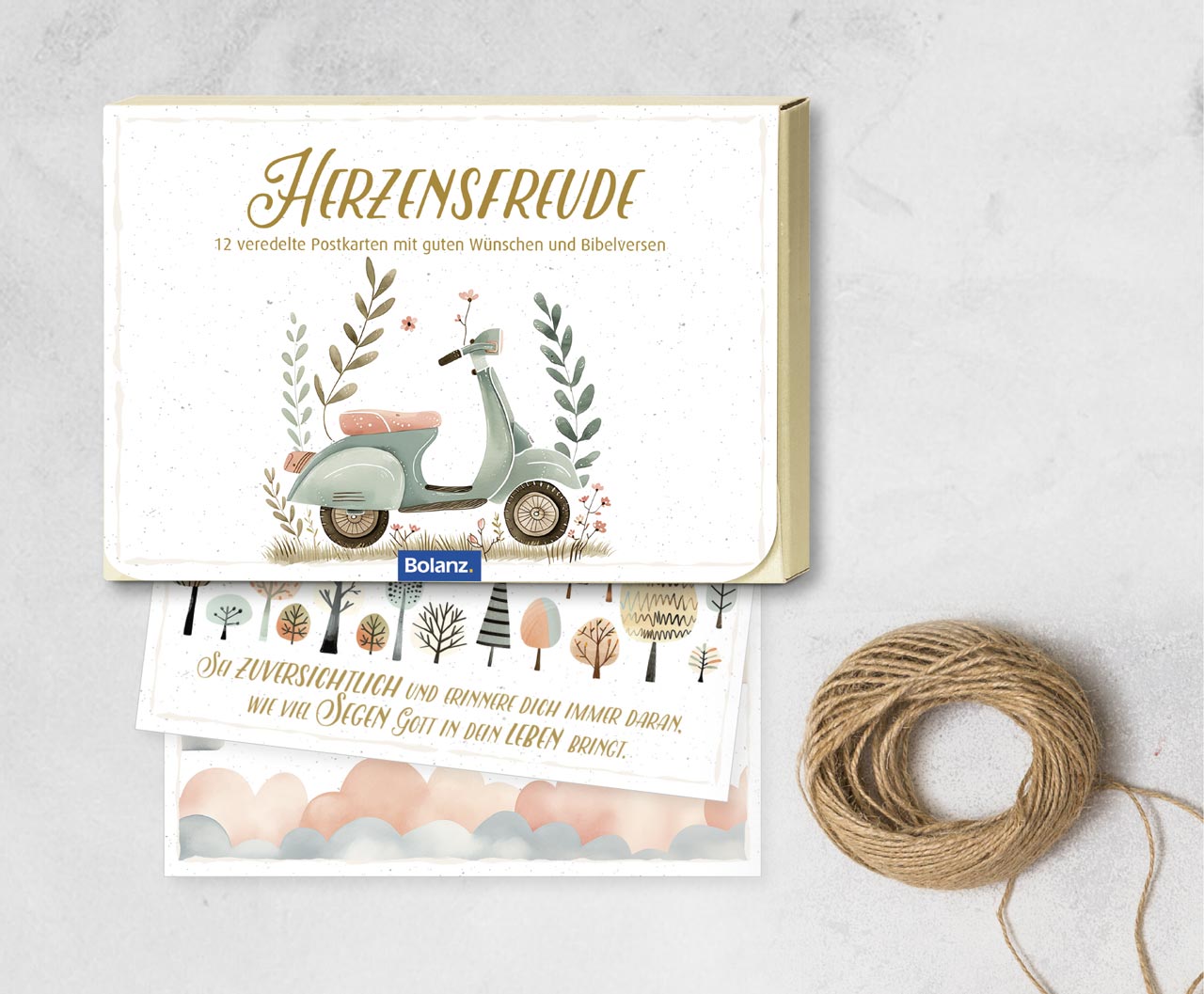 Postkartenbox – Herzensfreude