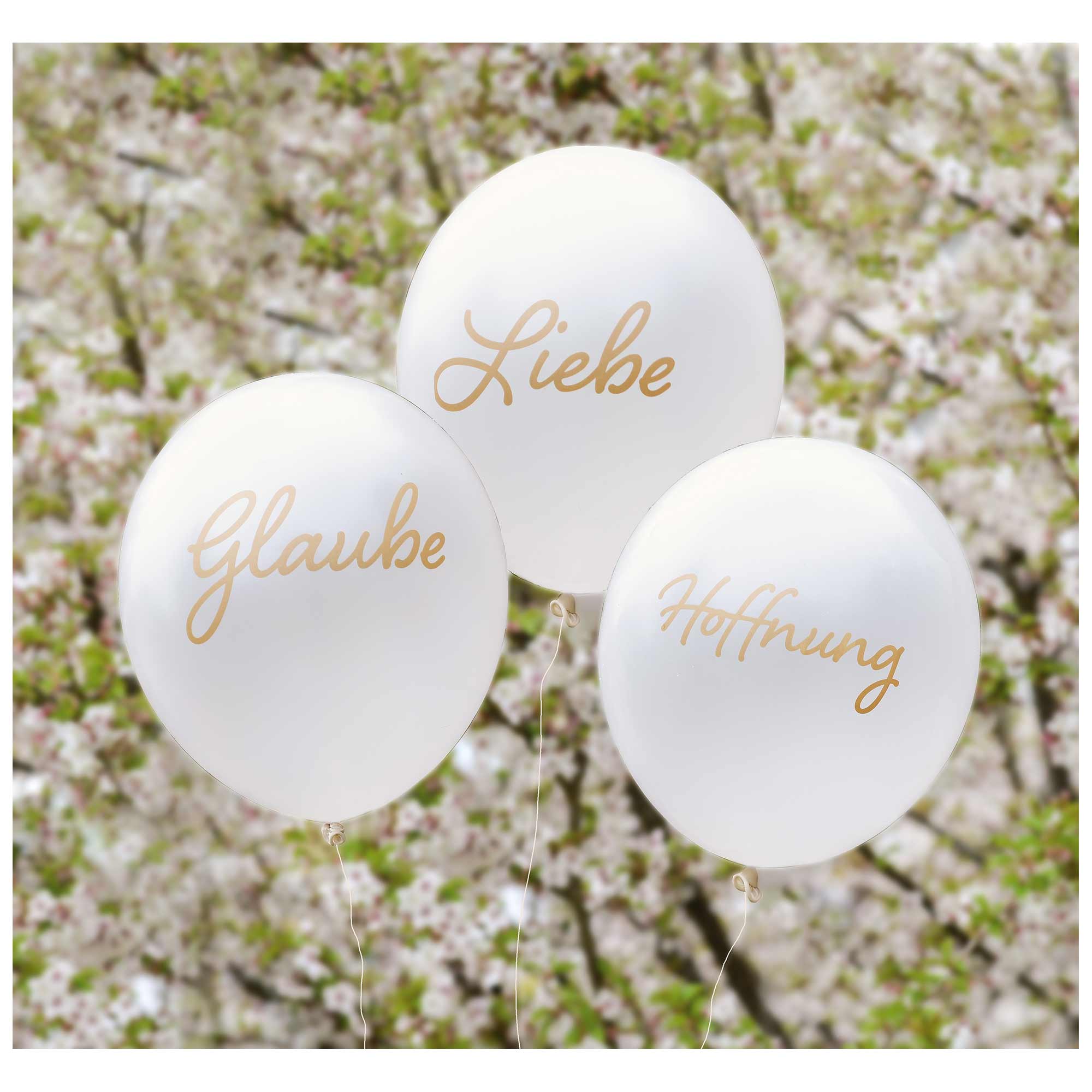 Luftballon - Glaube-Liebe-Hoffnung