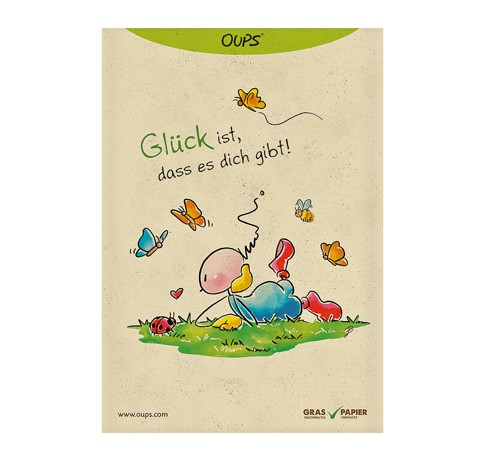 Samenpackung - Gartenkresse & Glück ist, dass es dich gibt! Samenpackung - Gartenkresse & Glück ist, dass es dich gibt!