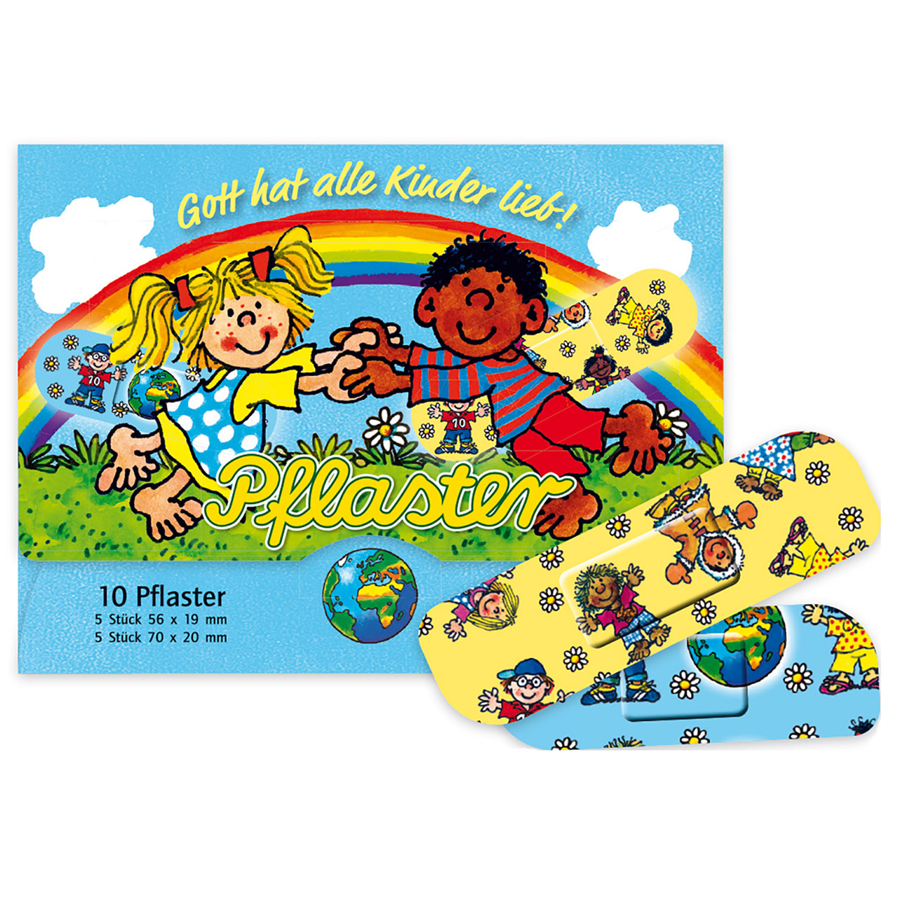 Pflaster-Briefchen - Gott hat alle Kinder lieb