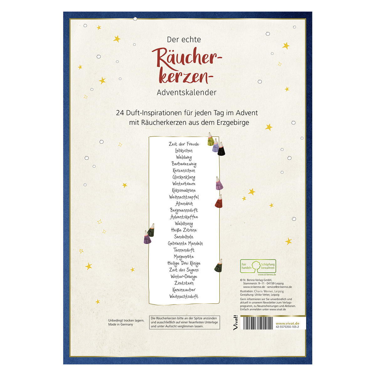 Adventskalender - Räucherkerzen Adventskalender - Räucherkerzen