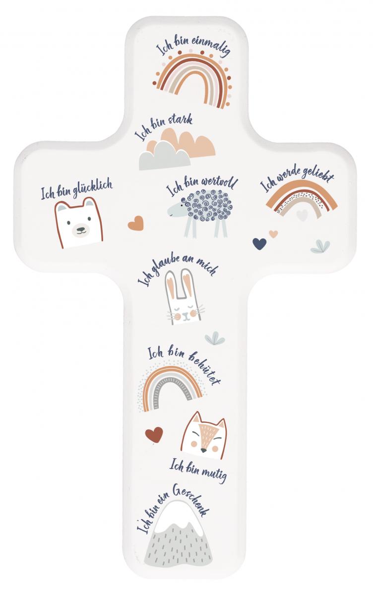 Kinderholzkreuz - Affirmationen